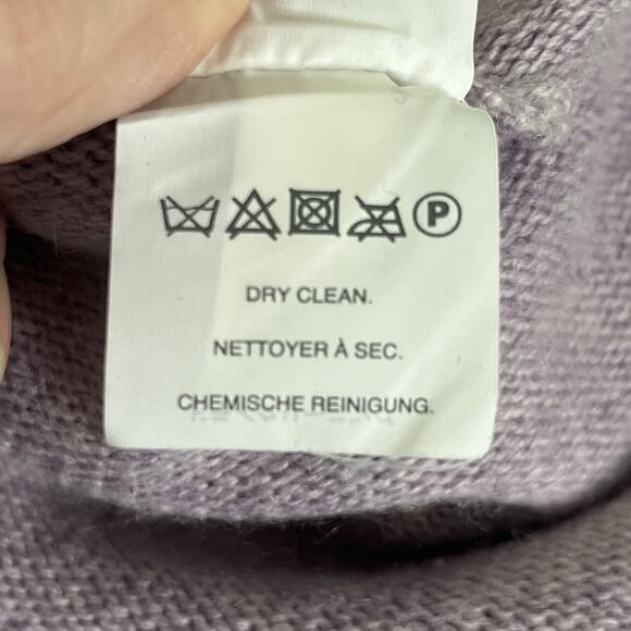 J. Crew Tie Waist Tunic Sweater XXXS Wool Blend Heathered Orchid Oversized - Picture 9 of 9